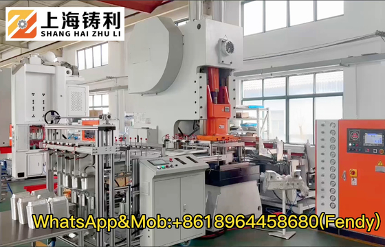 Automatic Aluminium Foil Container Machine ZL-T63 Aluminum foil round container with hole