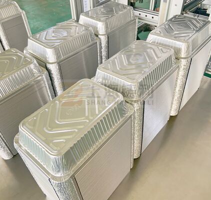 Automatic Aluminum Foil Container Making Machine for Food Packaging with Schneider PLC