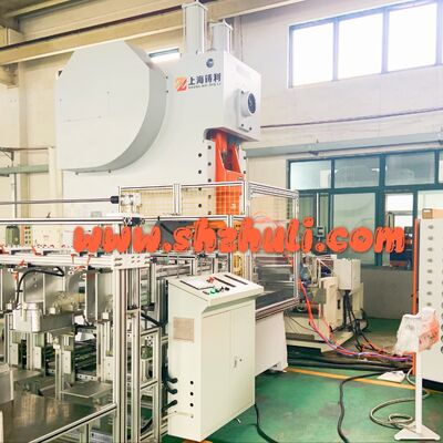 ZL-T63 Automatic Aluminum Foil Container Making Machine 11KW Press Power PLC Control