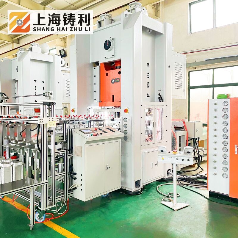 24kw ZL-T80 Foil Container Making Machine With Mitsubishi PLC Press Speed 65 Times Per Minute